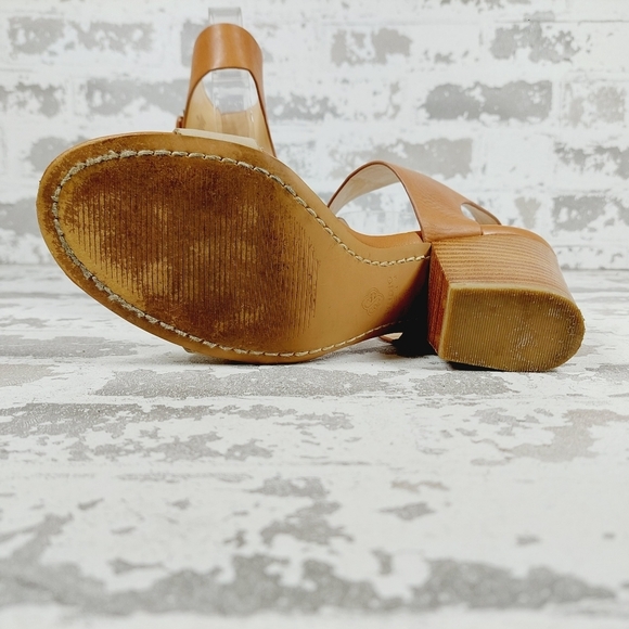 Studio Isola Lacinda Leather Buckle Ankle Strap High Heeled Sandals V615 - Picture 8 of 15